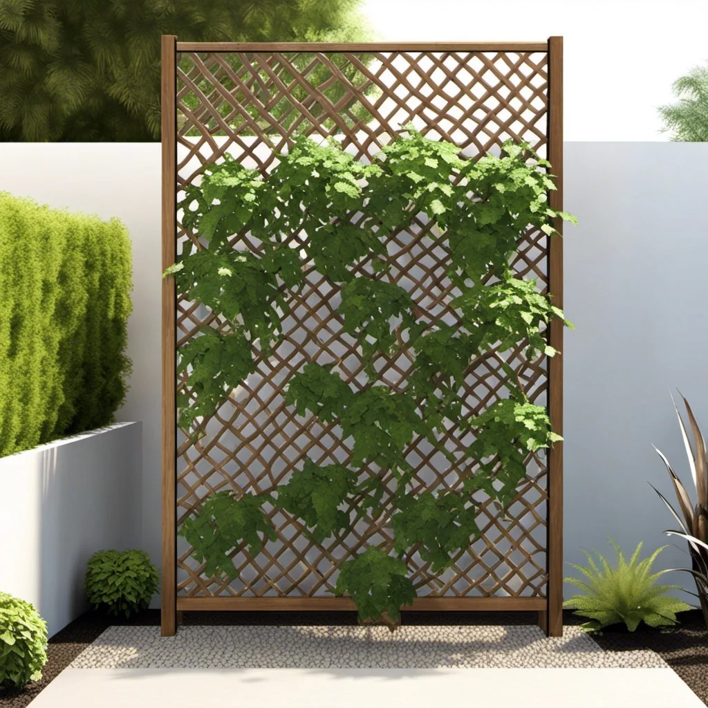 climbing vines lattice screen