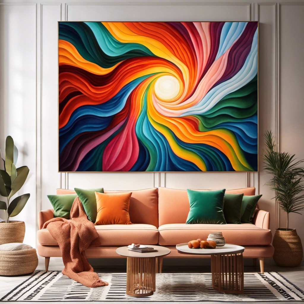 color palette canvas art