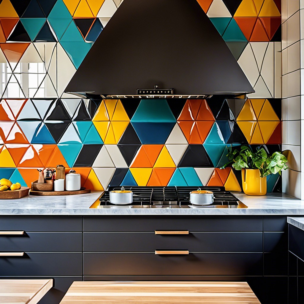 colorful geometric tiles
