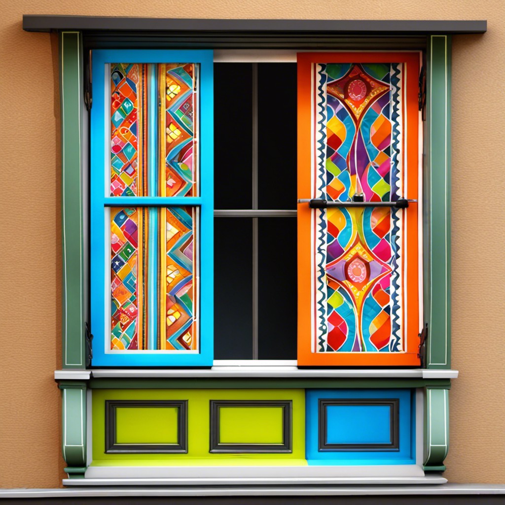 colorful patterned apron