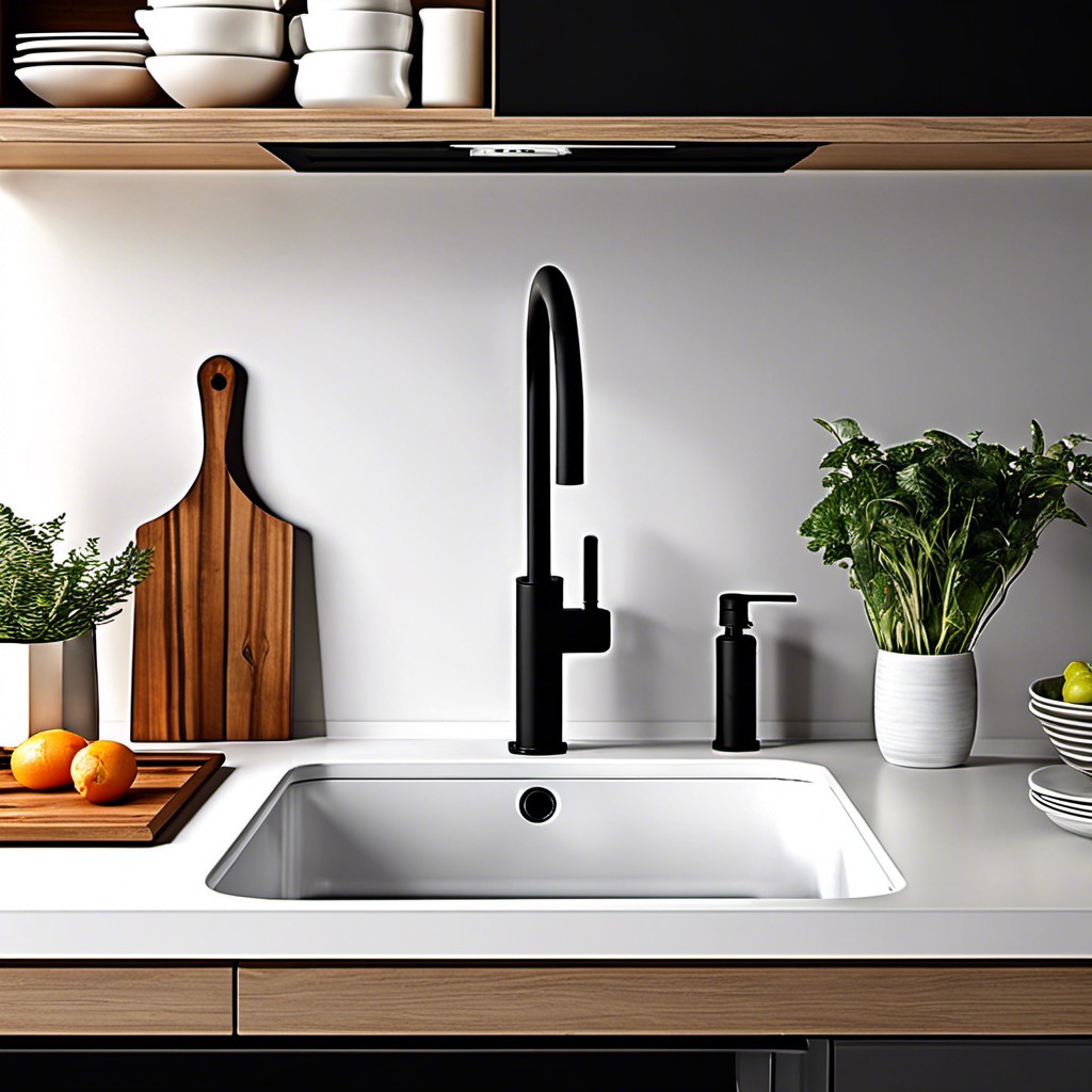 compact bar sink in white for smaller spaces