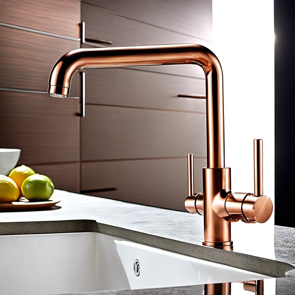 copper bar sink faucet
