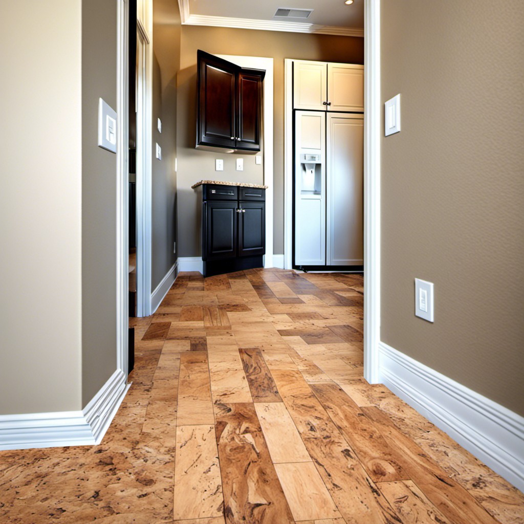 cork flooring transition