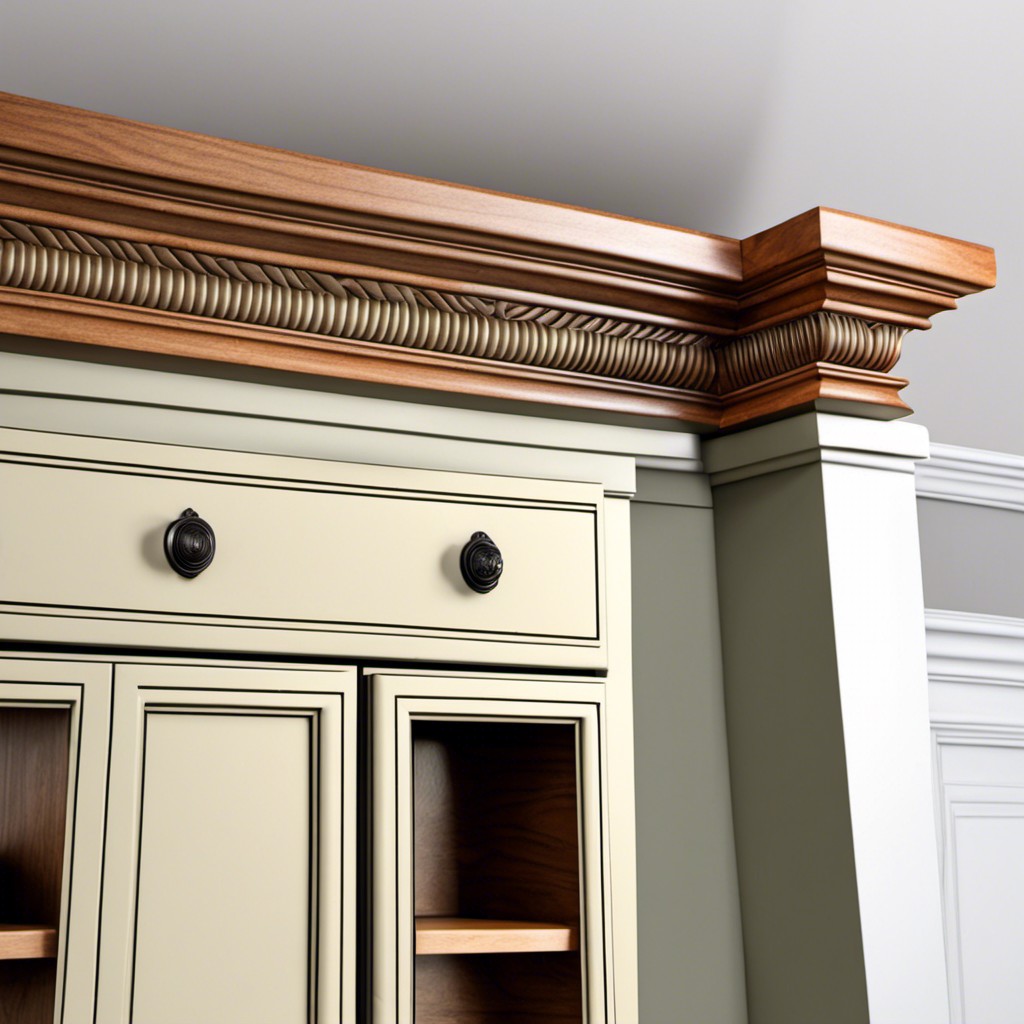 country style carved molding for a warm traditional feel