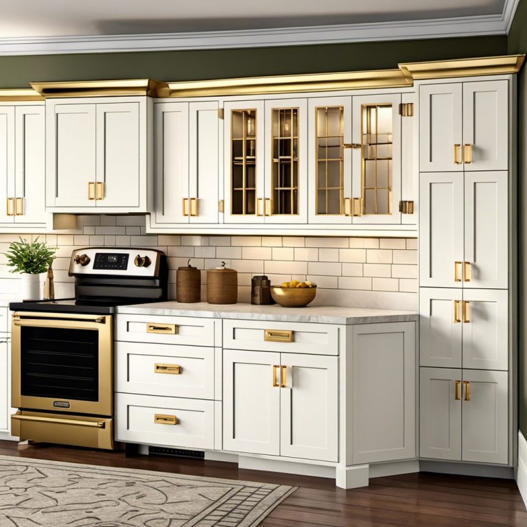 20 White Cabinet and Gold Hardware Ideas for Your Kitchen Design ...