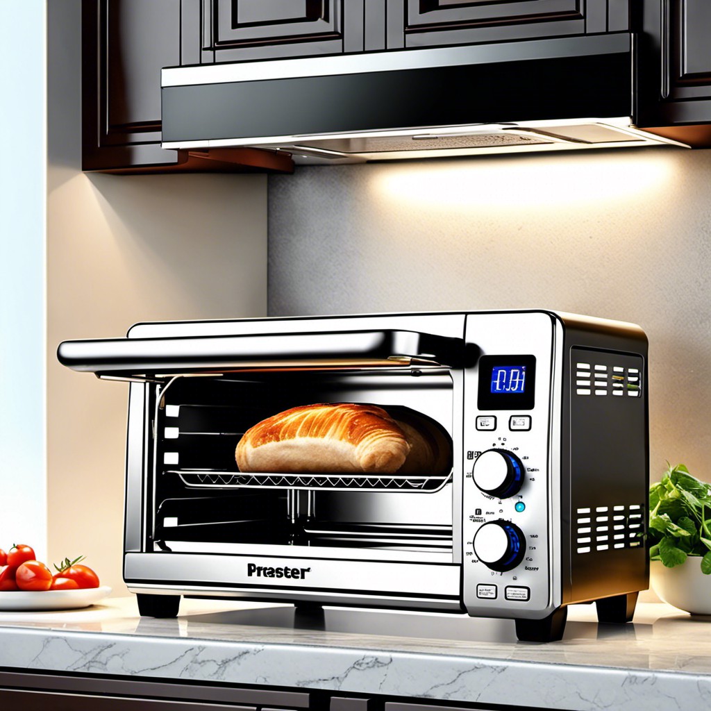 digital toaster oven with preset cooking functions