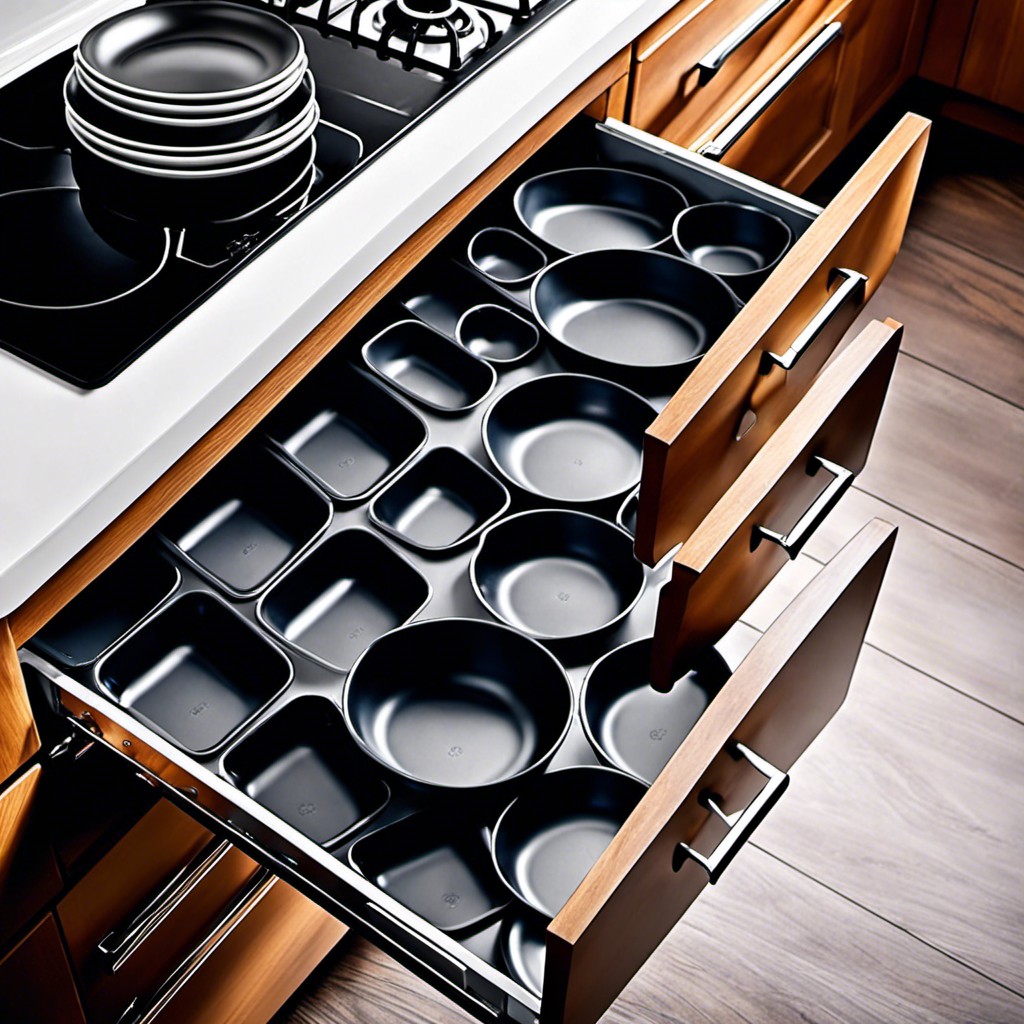 drawer inserts for non stick pans