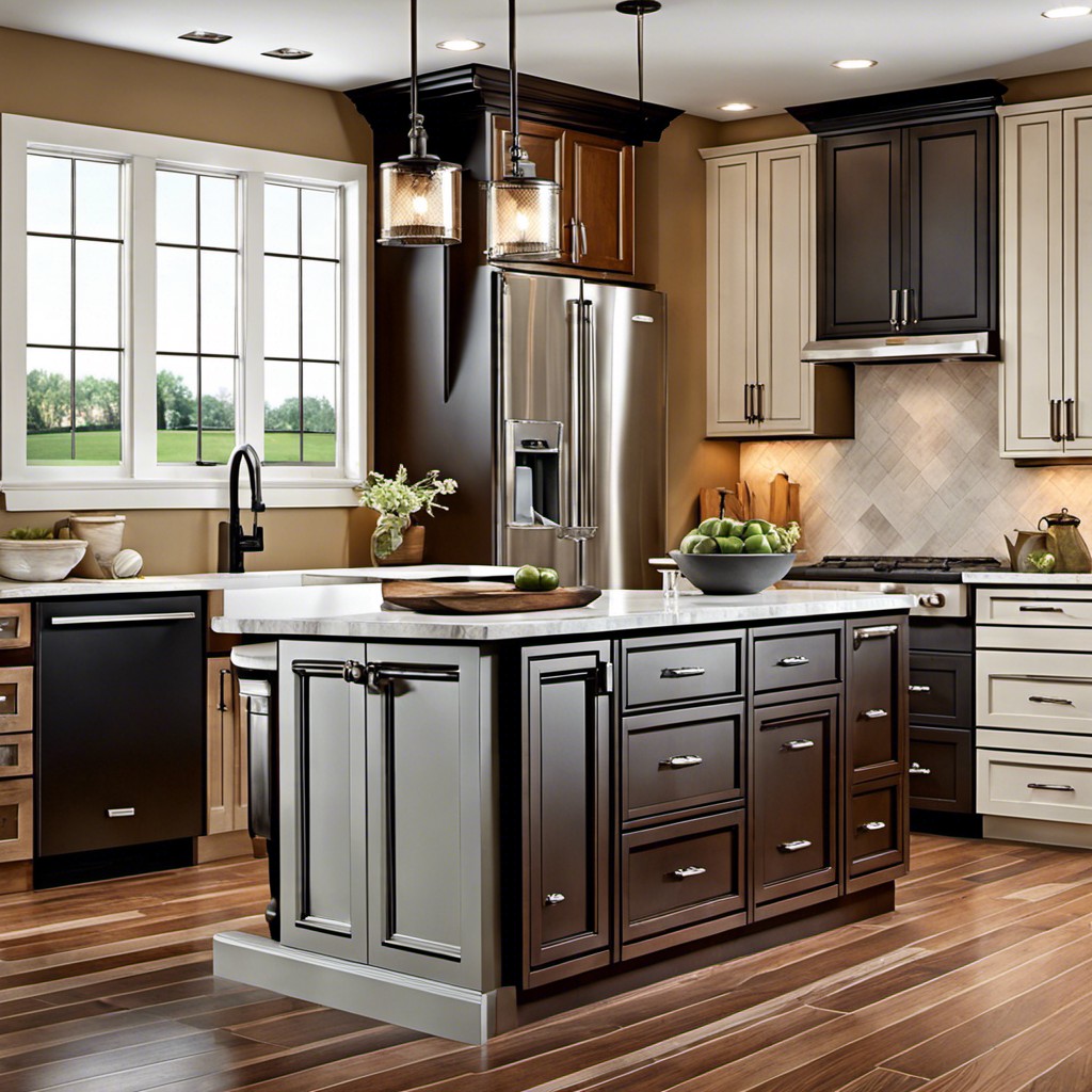 dual tone cabinets