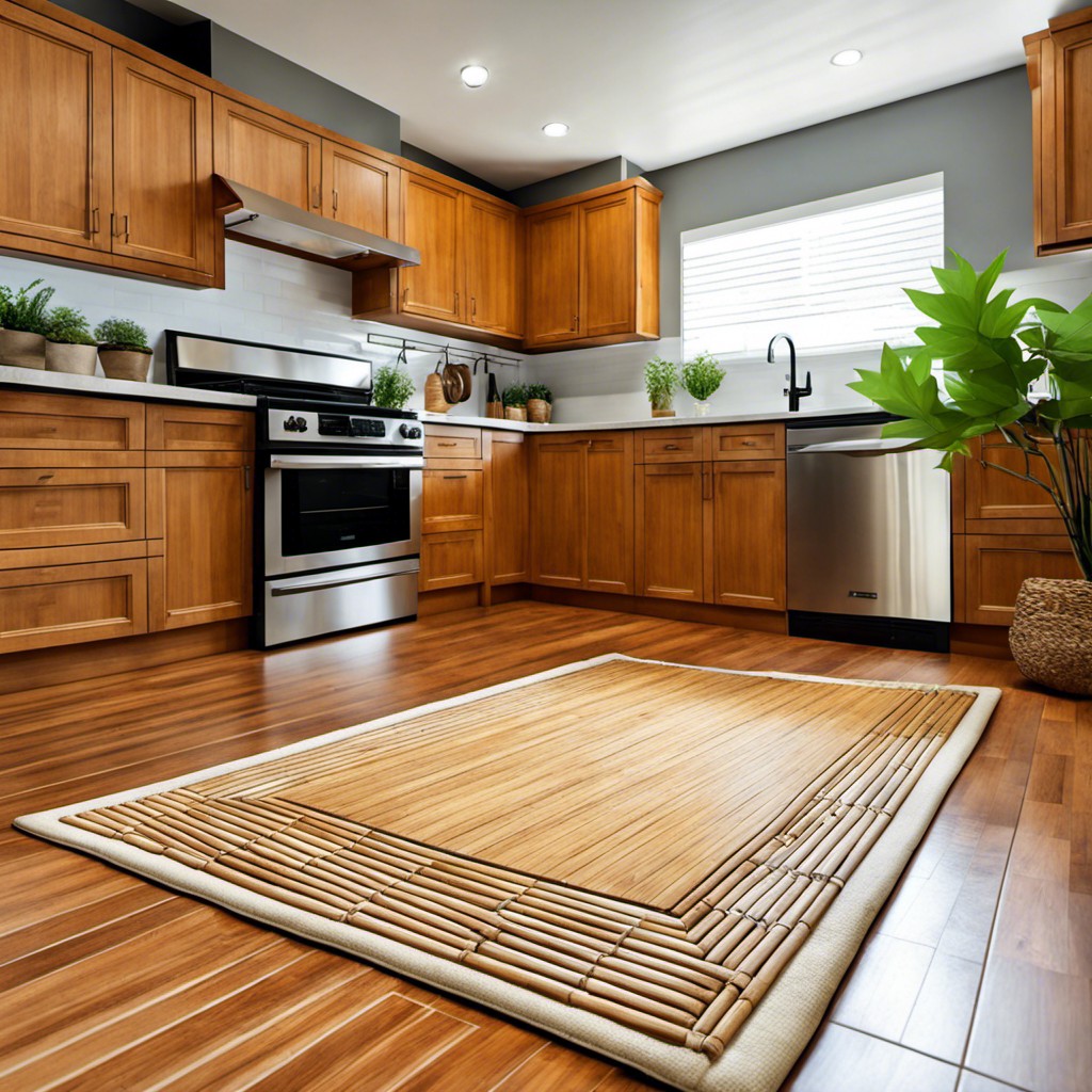 eco friendly bamboo rug