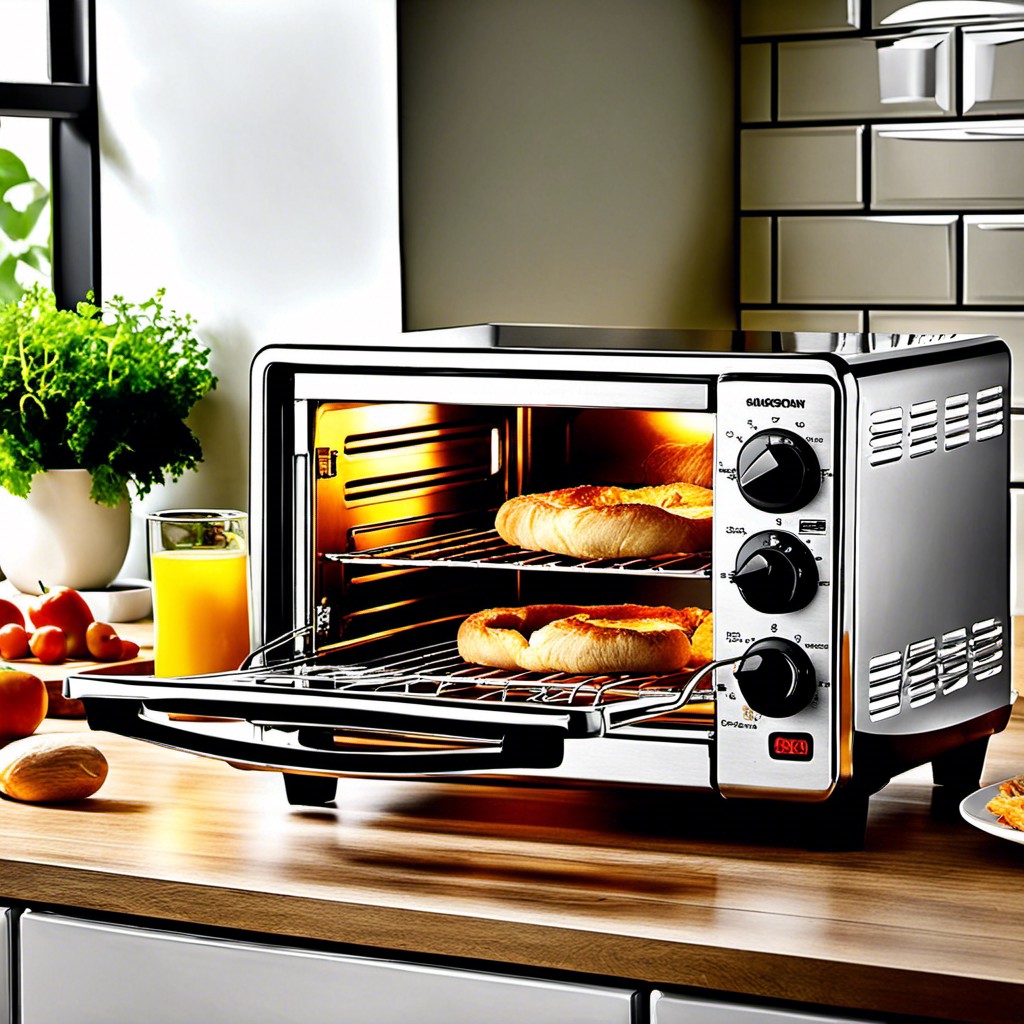 energy saving toaster oven with automatic shut off