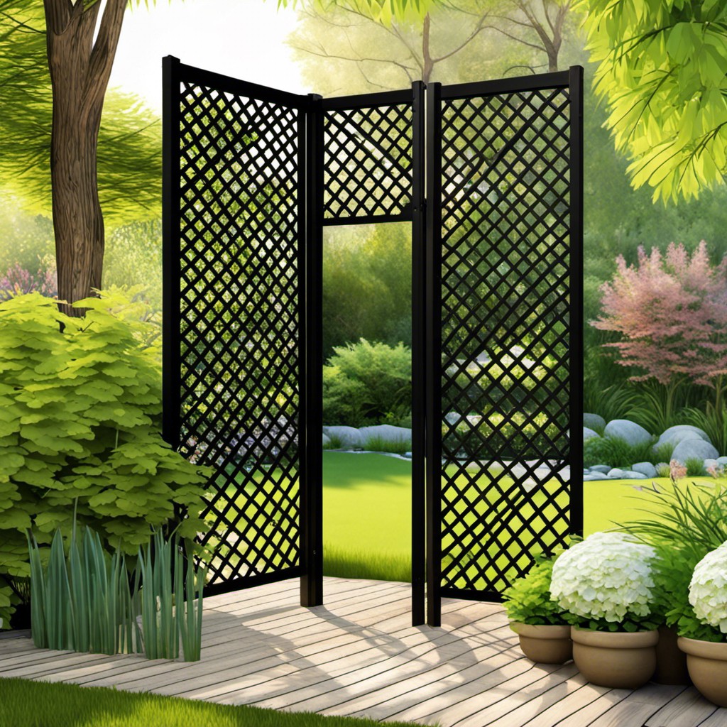 garden trellis lattice screen