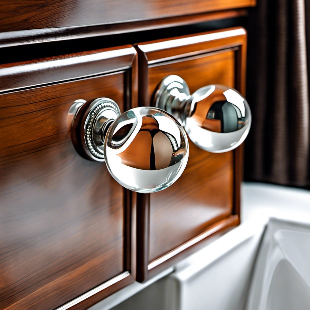 glass bubble knobs