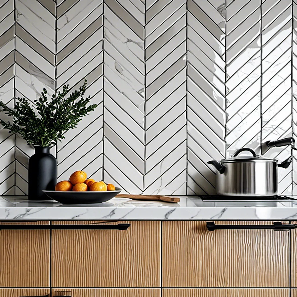 herringbone pattern tiles