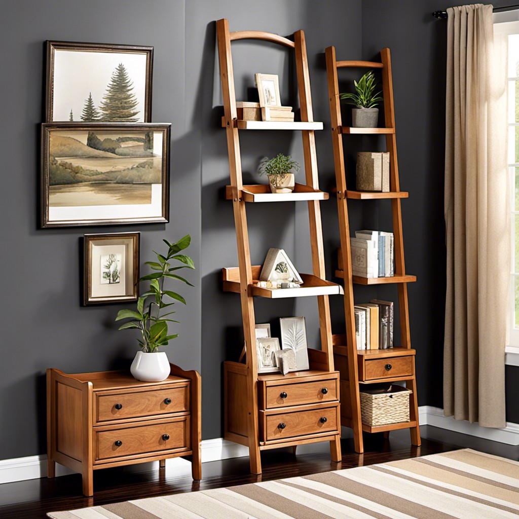 ladder style bookcase