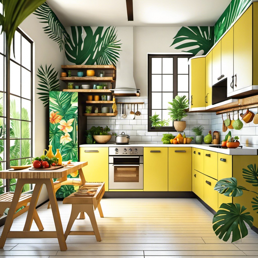 lively tropical theme