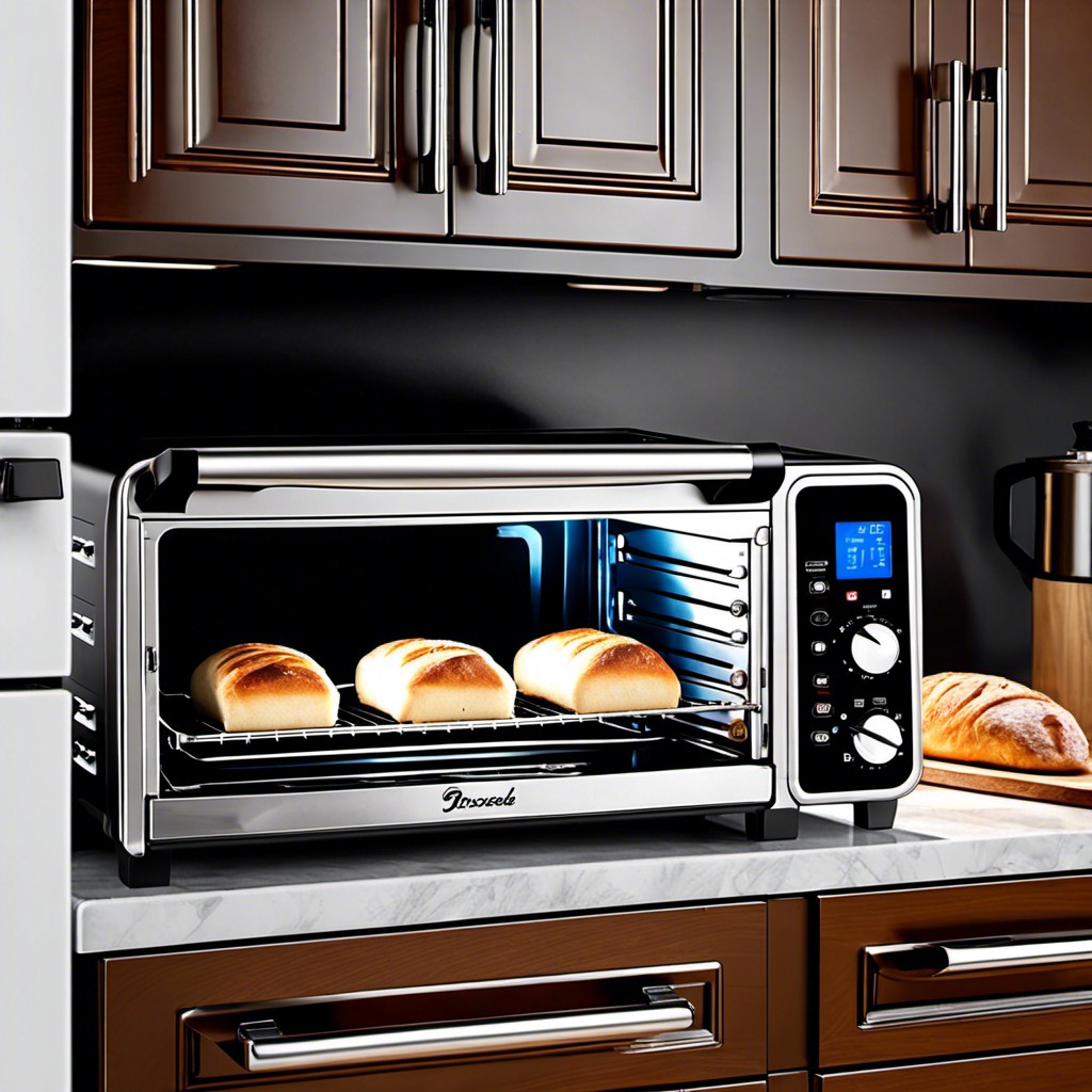 long slot toaster oven for different bread sizes