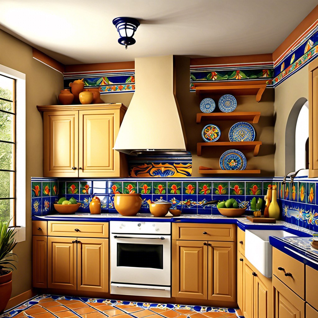 mexican talavera tile design