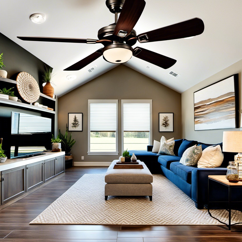 modern ceiling fan for style and comfort