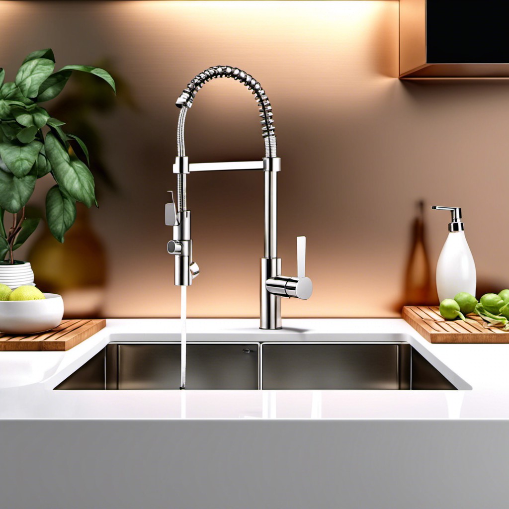 modern square copper faucet