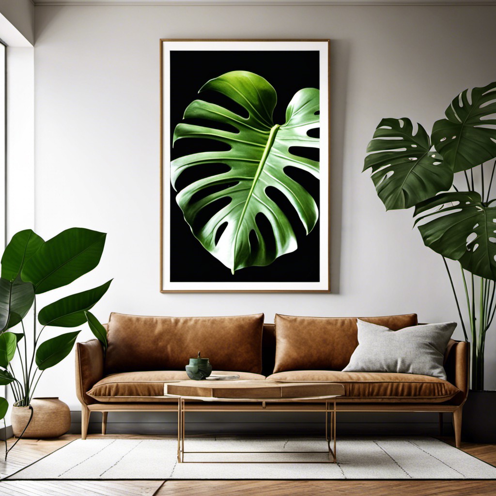 monstera leaf prints