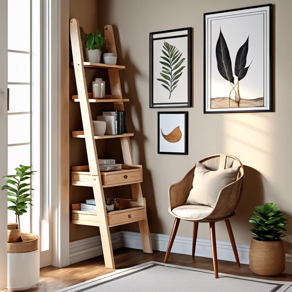 multi purpose ladder shelf