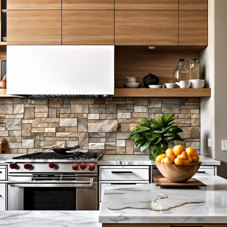 20 Large Tile Backsplash Ideas: Unique Kitchen Space Designs