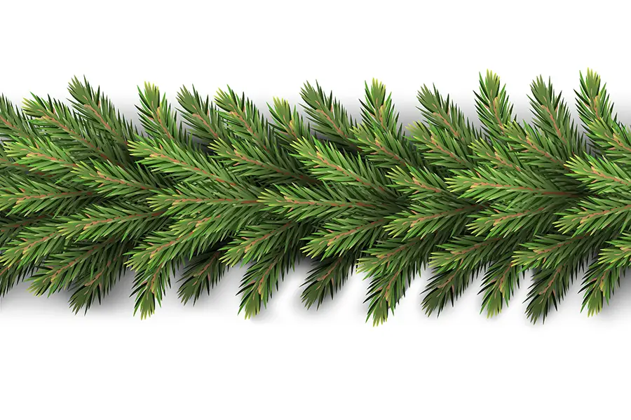 pine tree garland