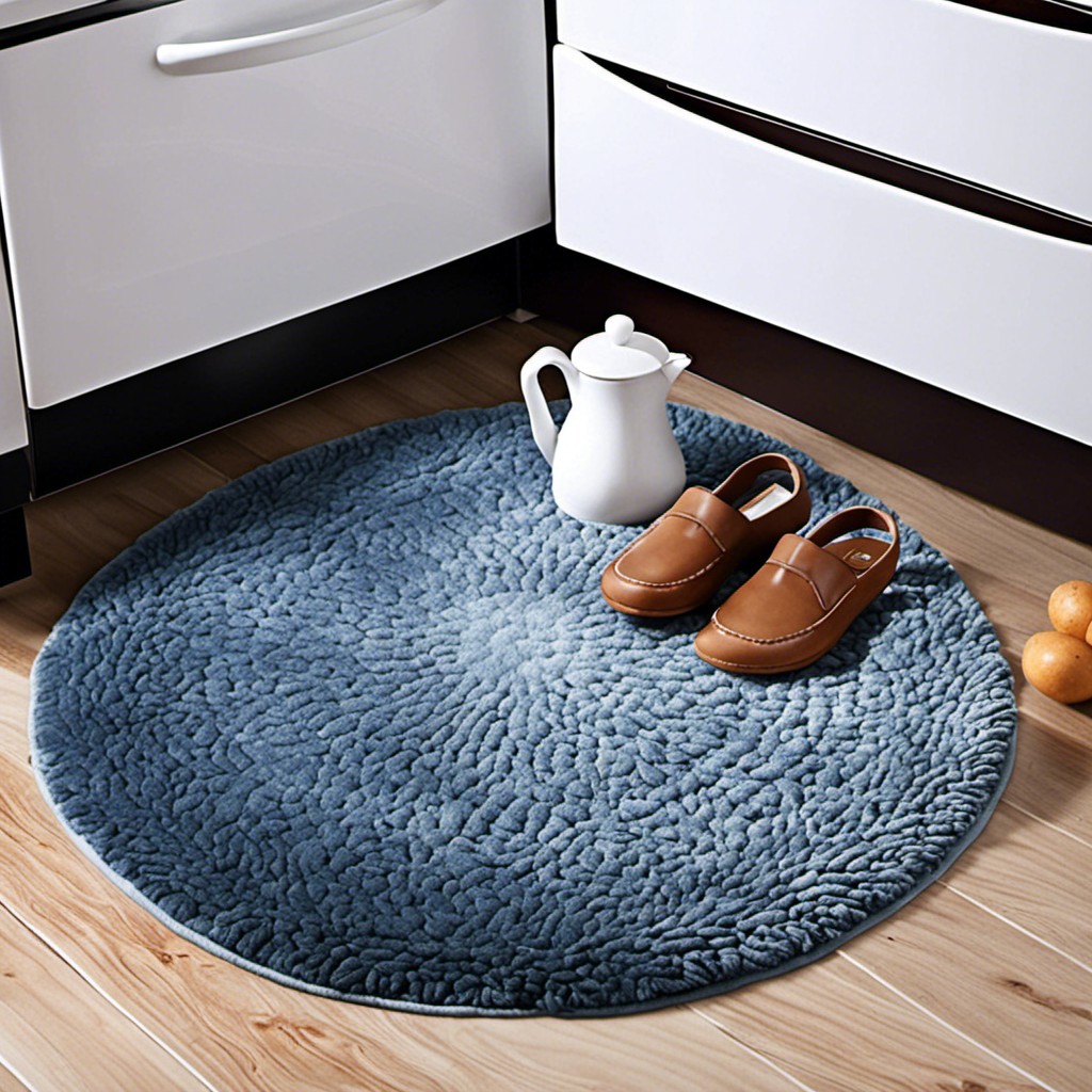 plush microfiber round rug for a soft touch