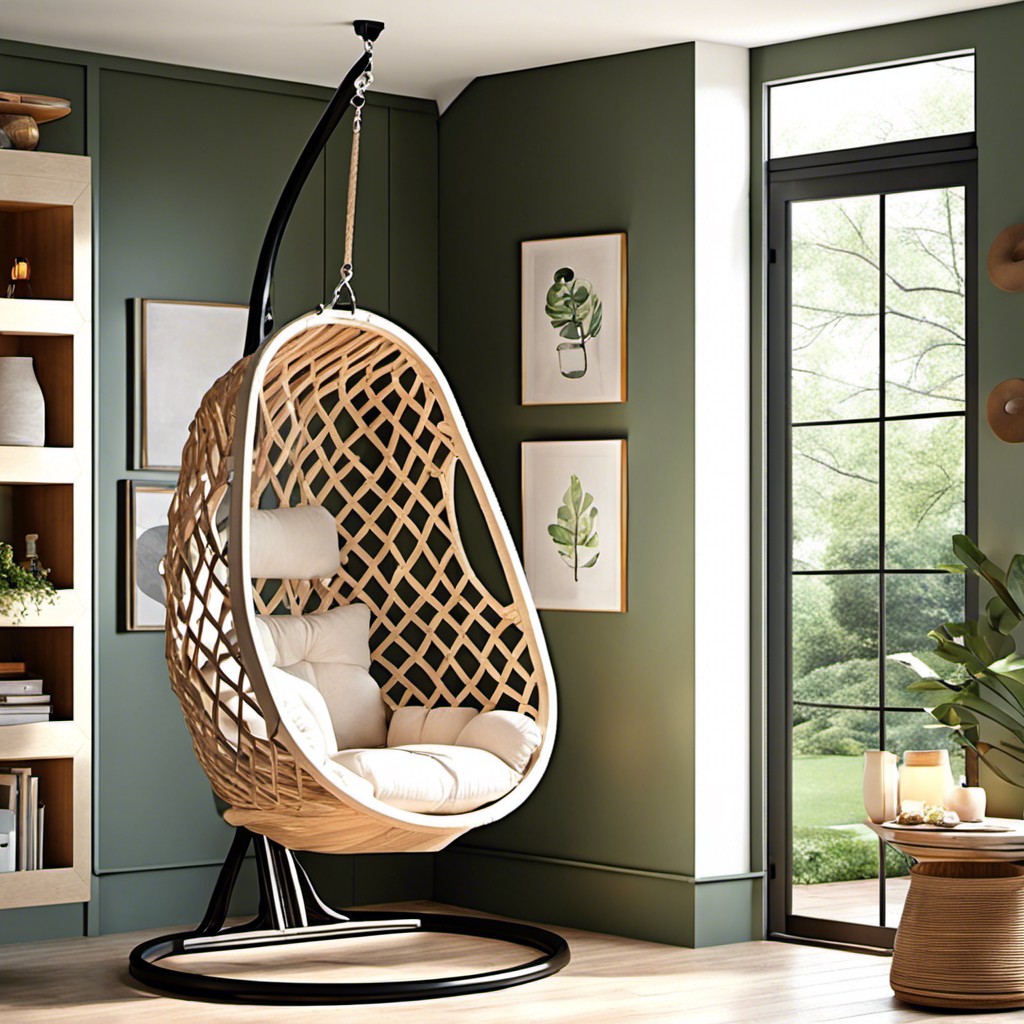 retractable ceiling hanging chair
