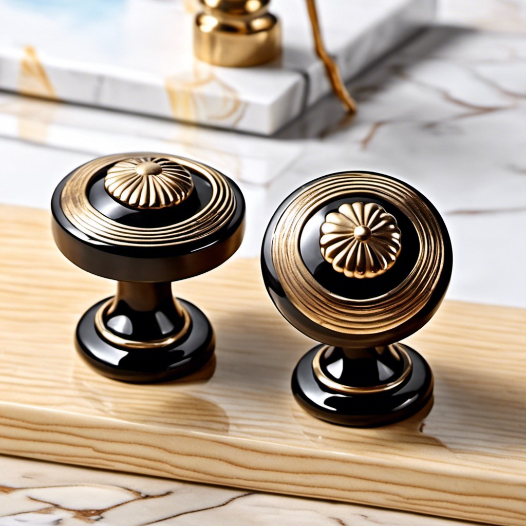 retro art deco knobs