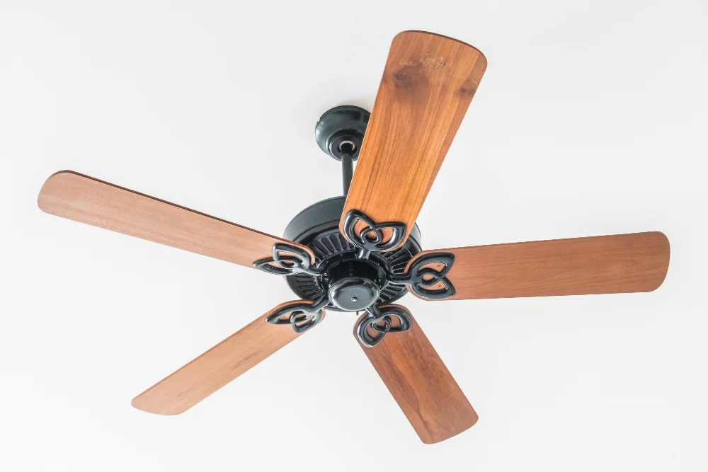 rustic ceiling fan for kitchen