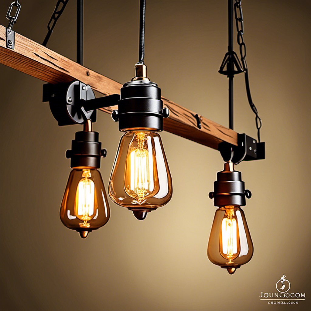 rustic chandelier style track lights