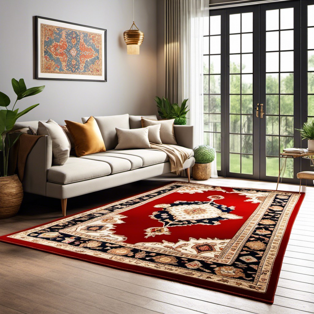 traditional persian l shaped rug