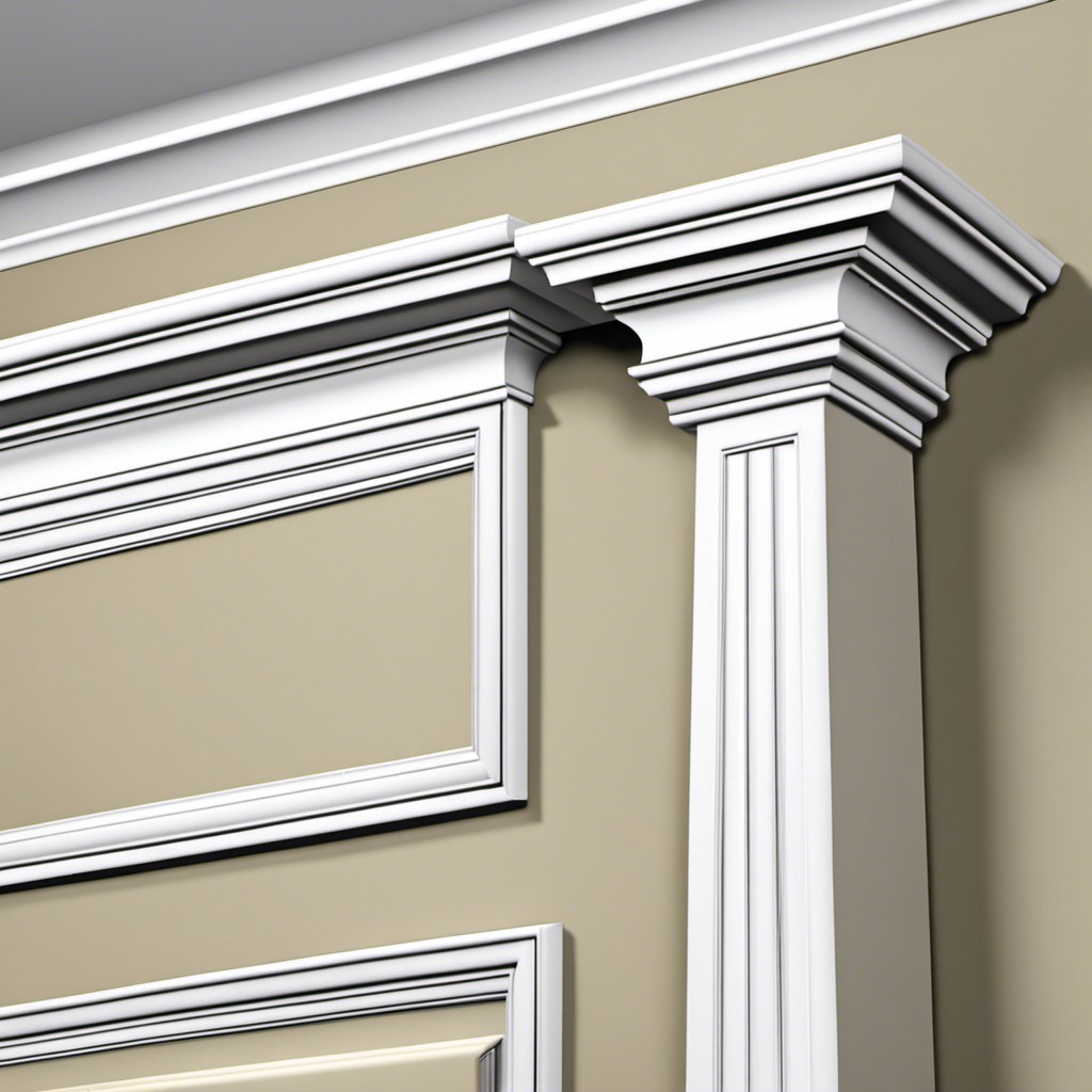 two tiered crown molding for depth