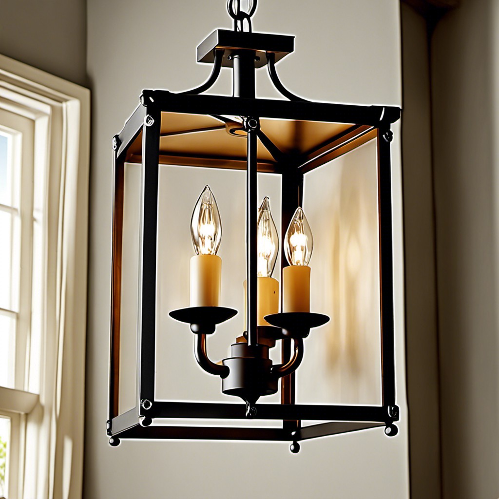 vintage lantern style chandelier