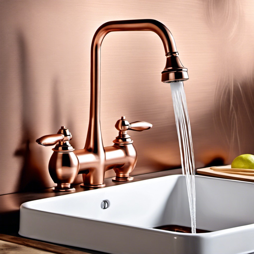 vintage style copper faucet