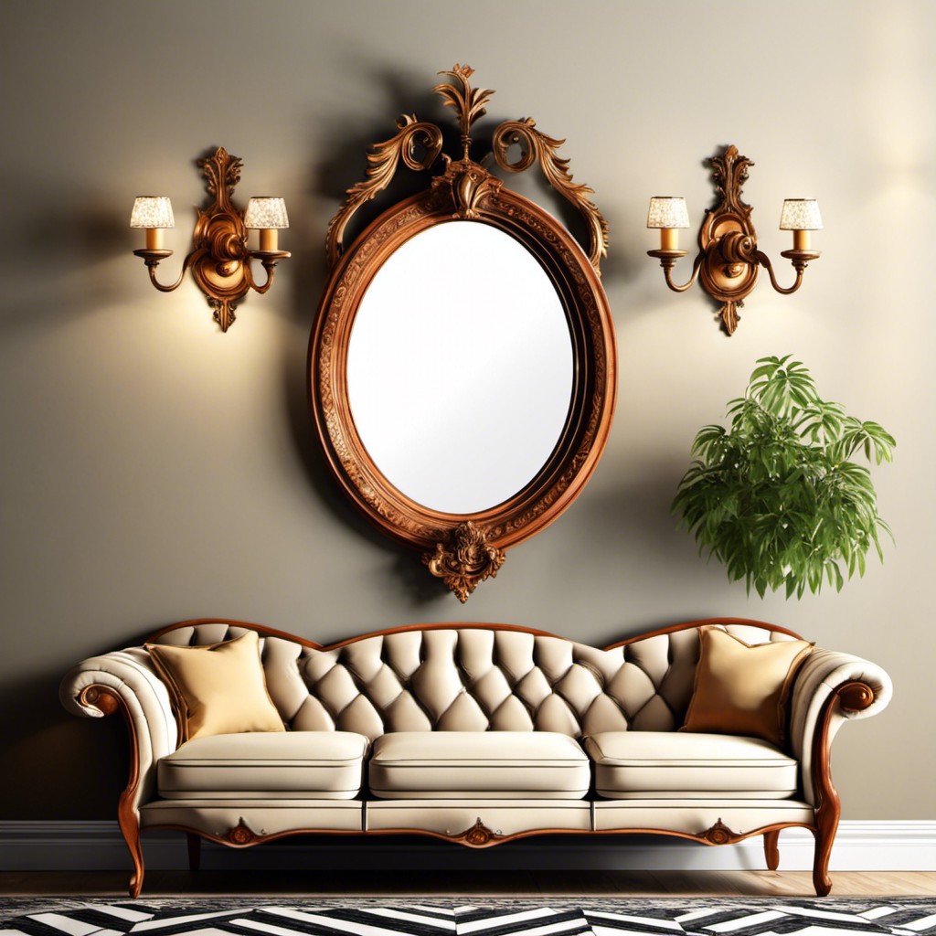 vintage wall mirrors