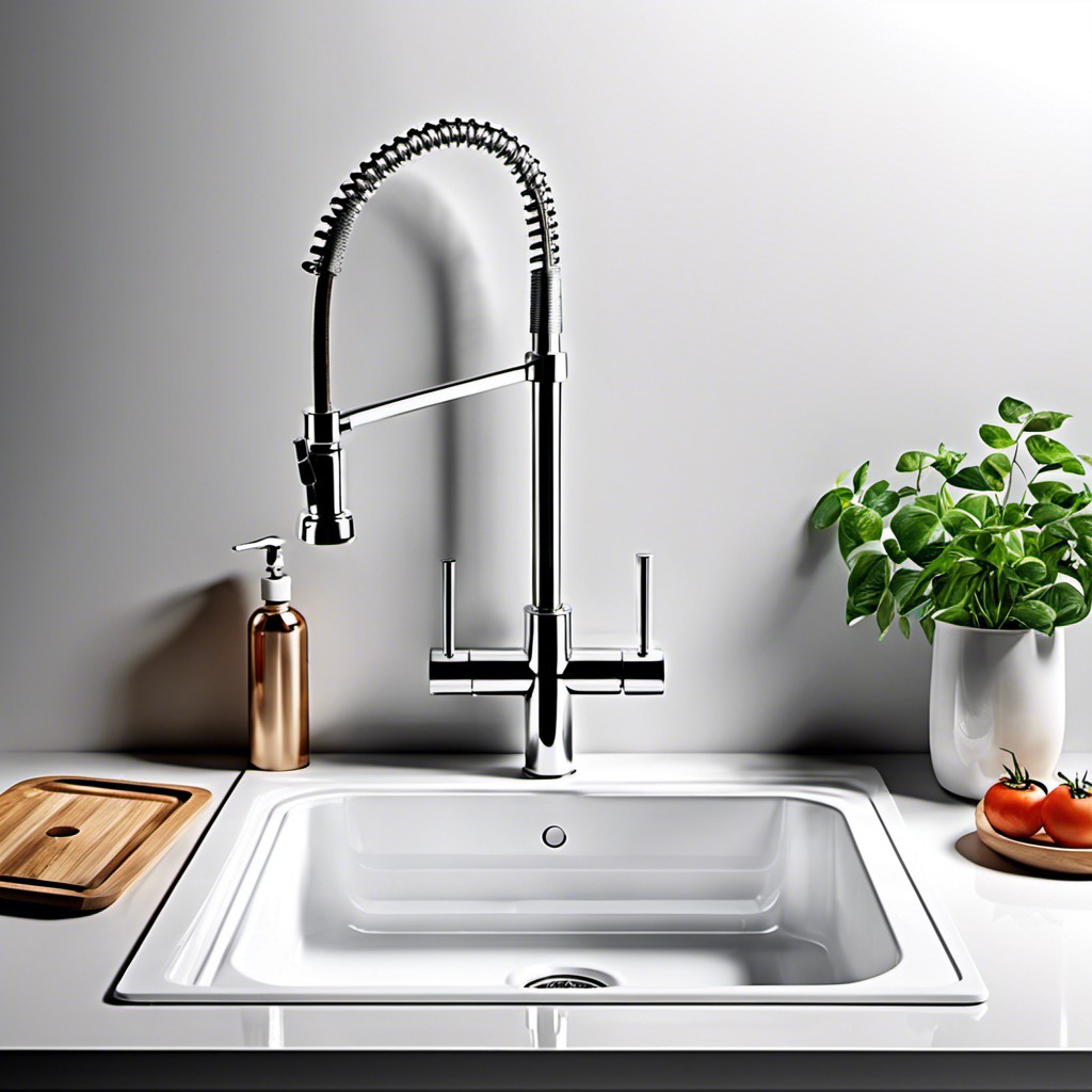 white acrylic drop in sink