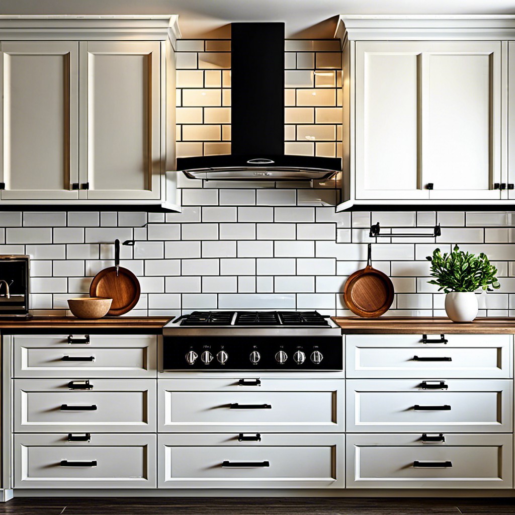 white subway tile