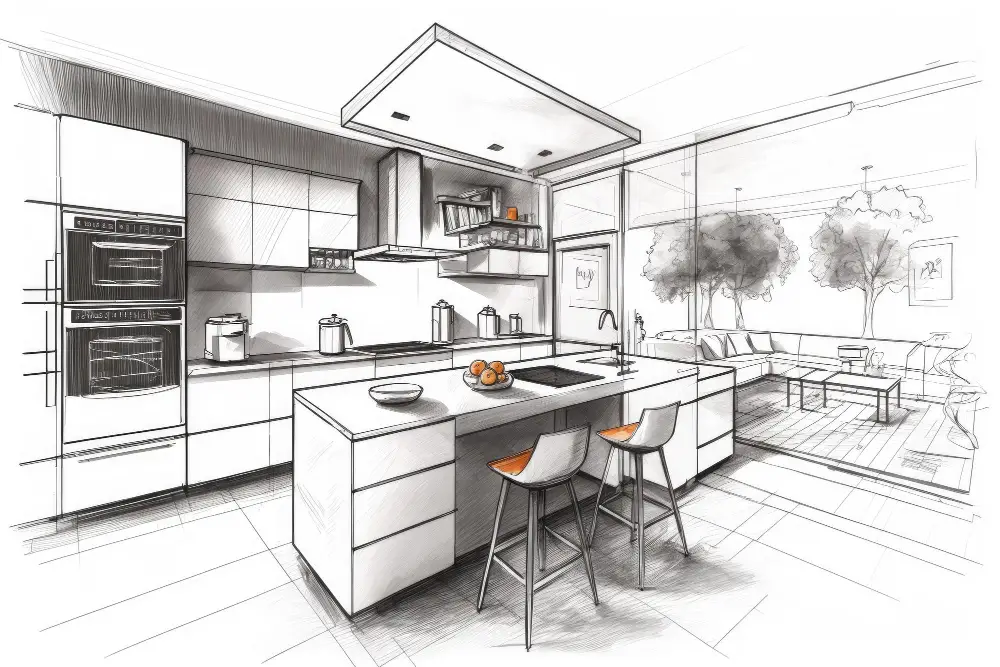 Reviewing and Refining Your Sketch Kitchen Layout