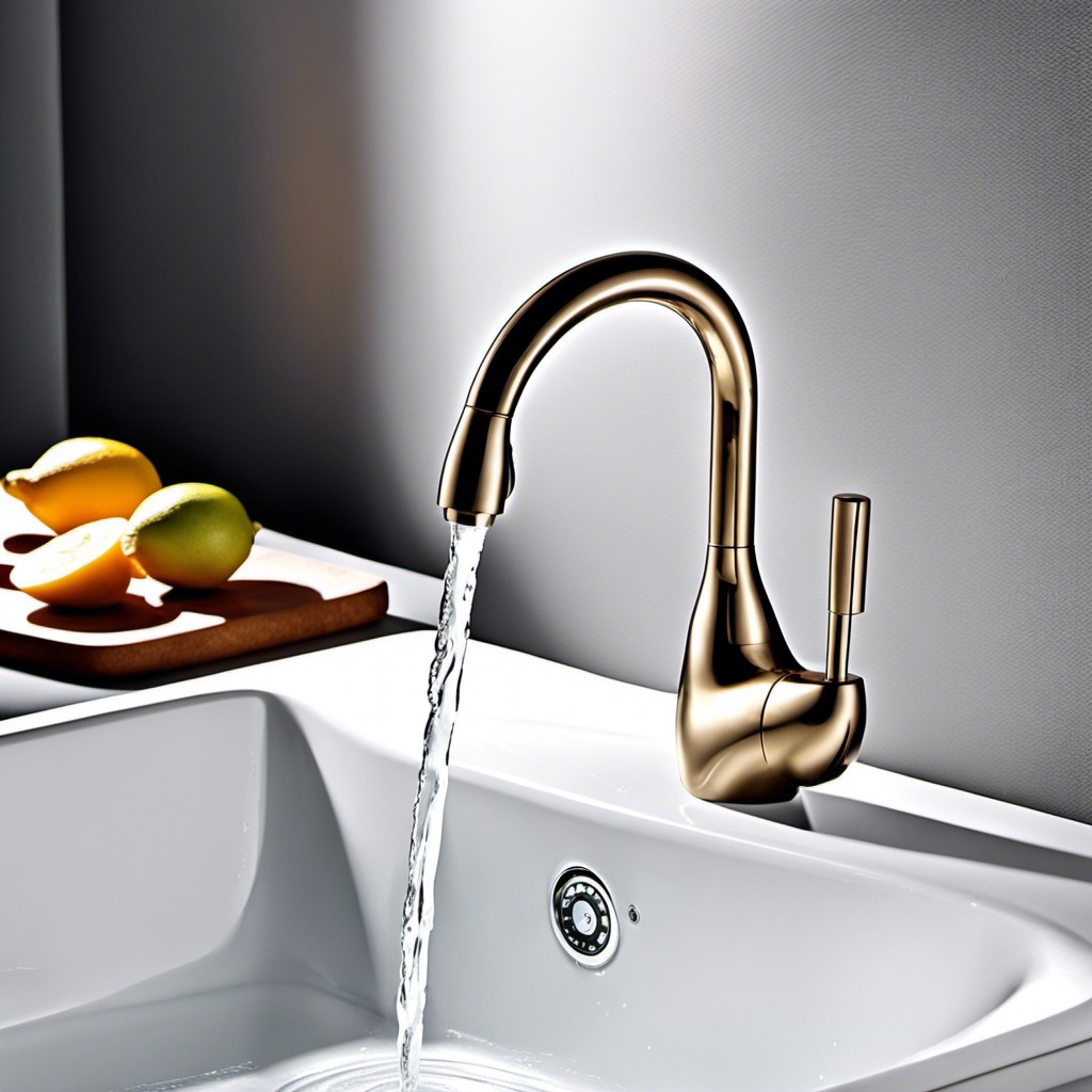 a faucet with a separate handle designed for people with arthritis