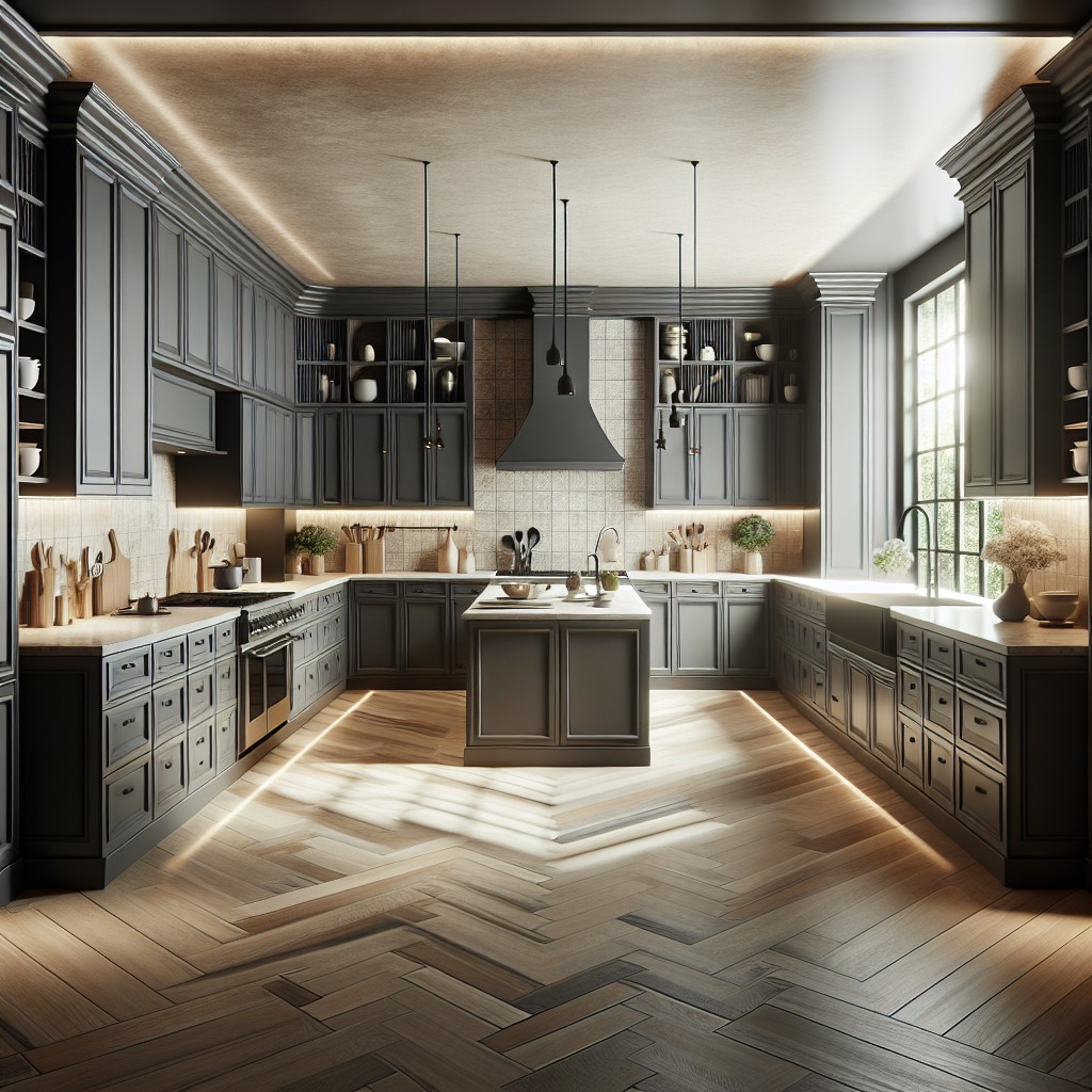 balancing dark cabinets with light countertops for a harmonious kitchen
