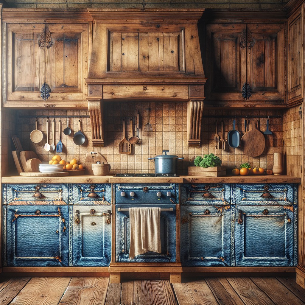 blue denim kitchen splash