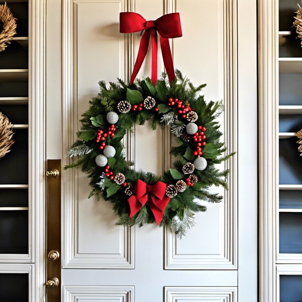 choosing the right size wreath for your cabinet
