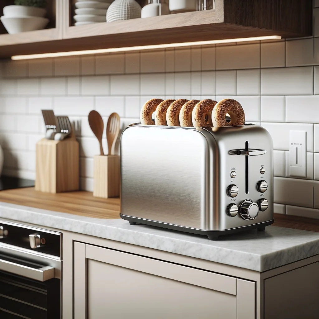 compact toaster with bagel setting for small kitchens