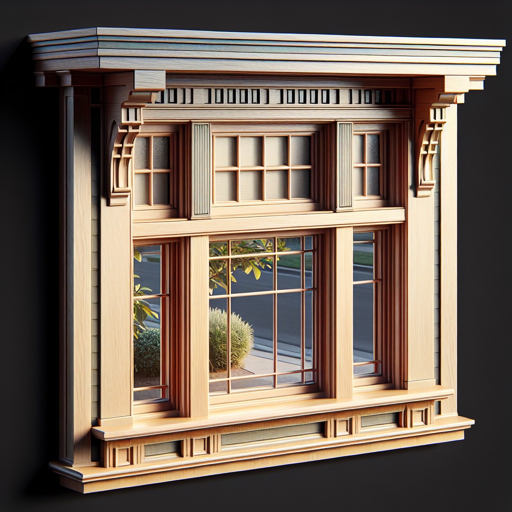 craftsman style window trim