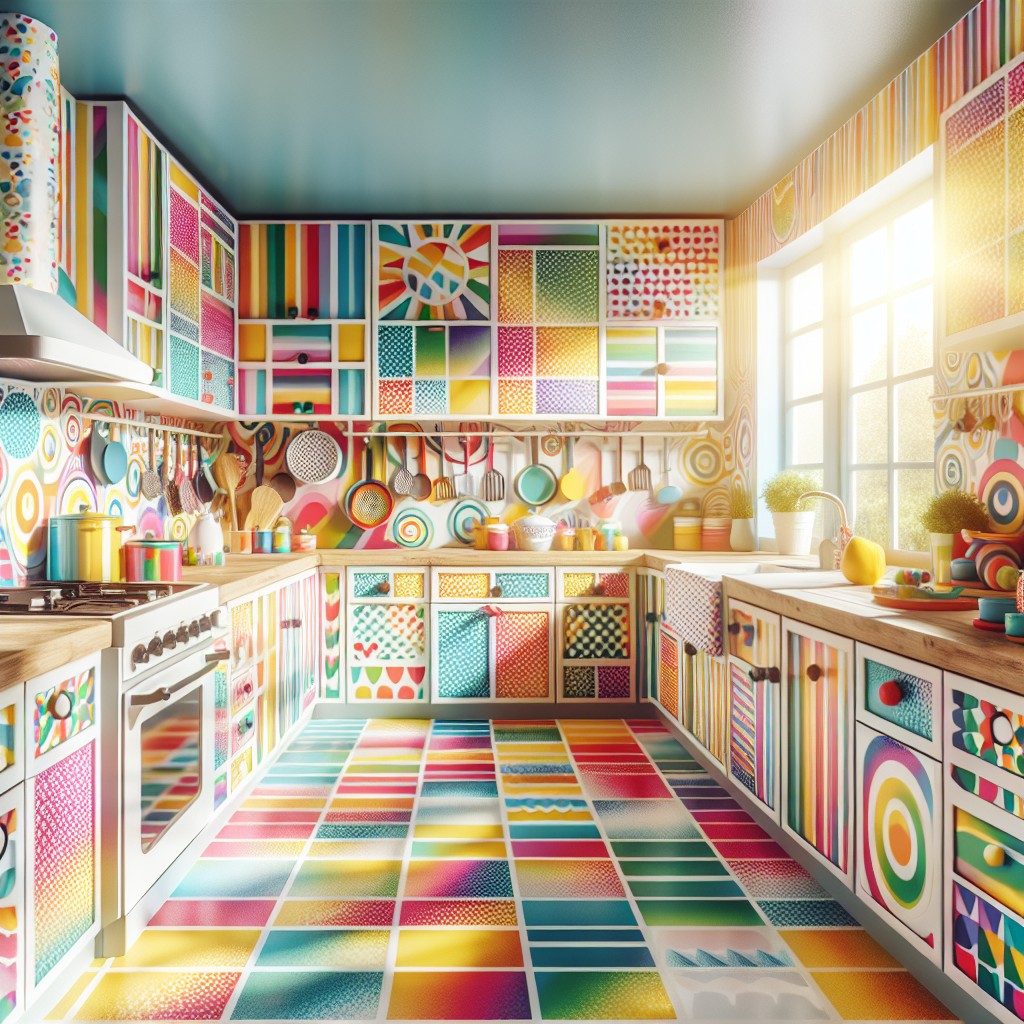 creative kid friendly cabinetry using fun and crazy patterns