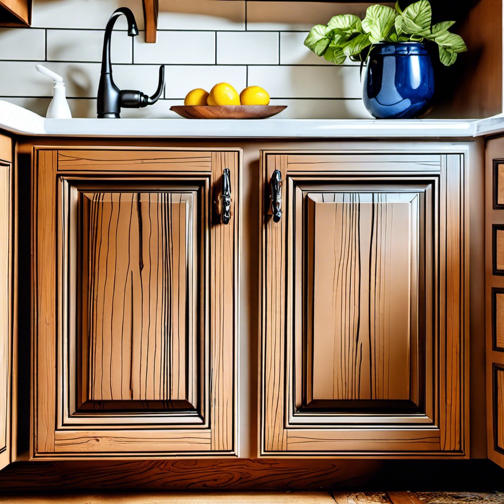 diy replacing water damaged cabinet panels