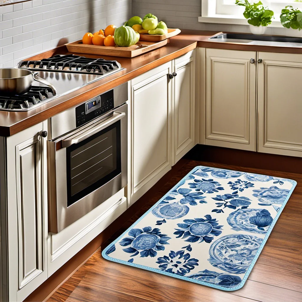 dual sided plastic kitchen mats for variety