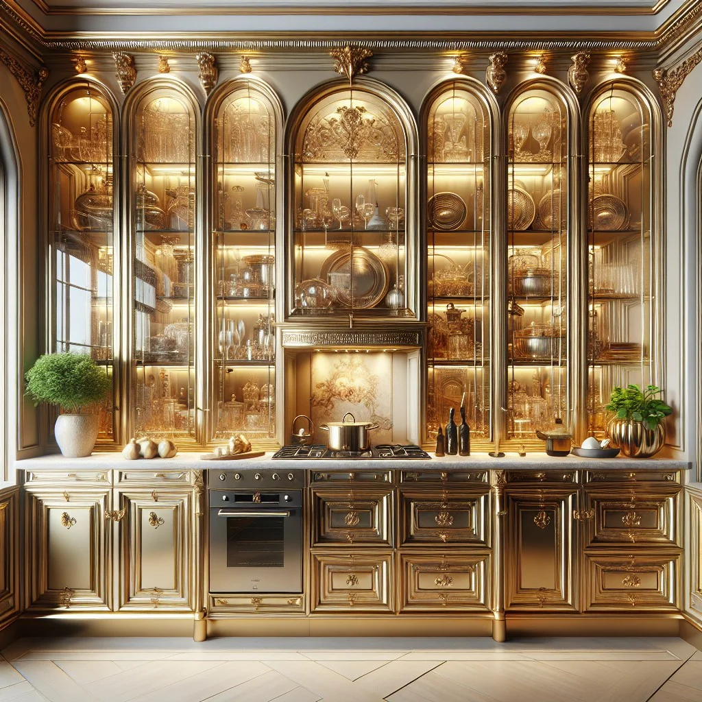 20 Metal and Glass Kitchen Cabinets Ideas for a Stylish Cooking Space